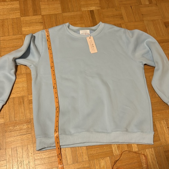 Poppy & Pionies Light Blue Crewneck Sweater - Picture 3 of 8